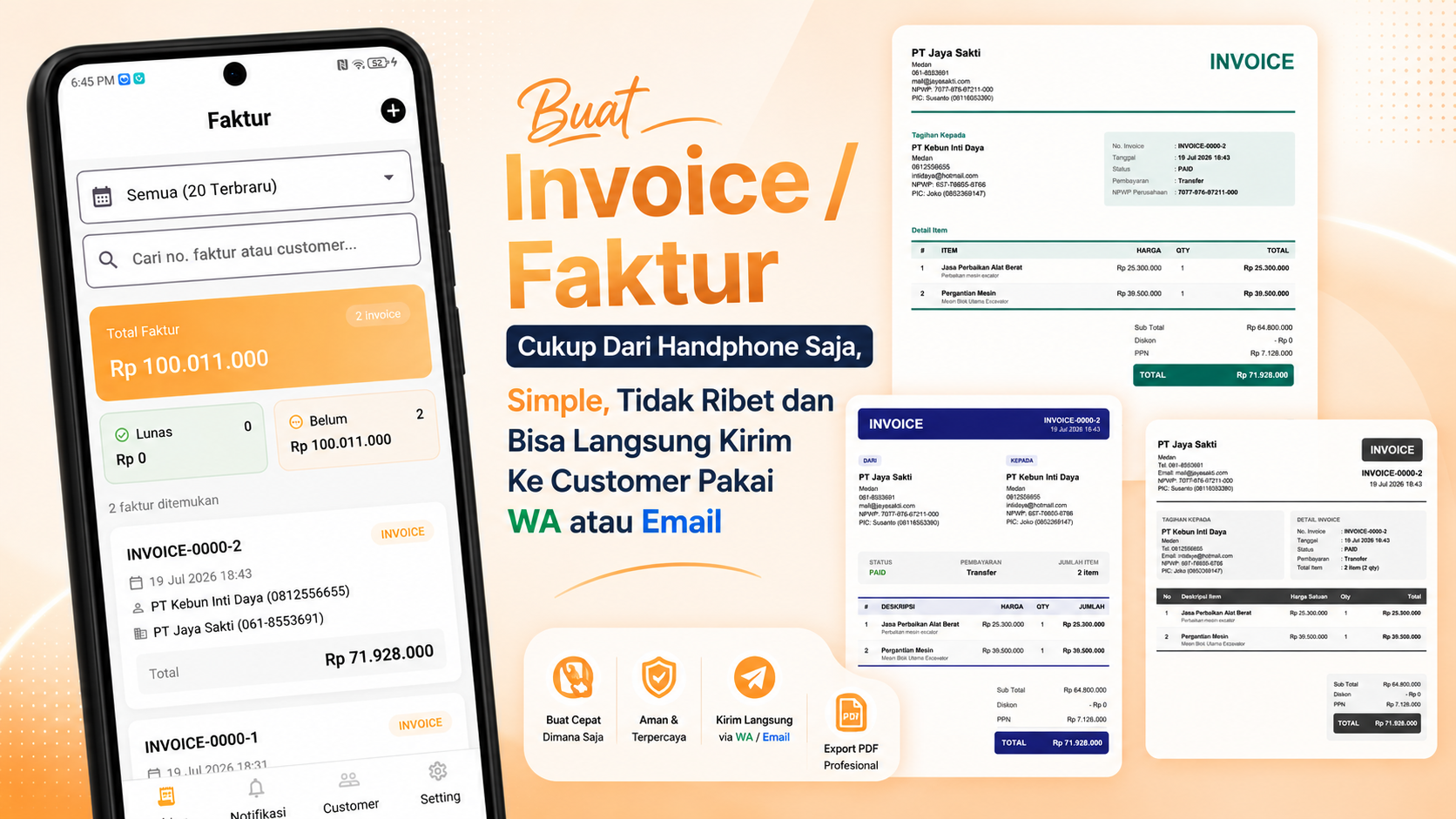 Aplikasi bFaktur, Bayar Sekali, Pakai Selamanya