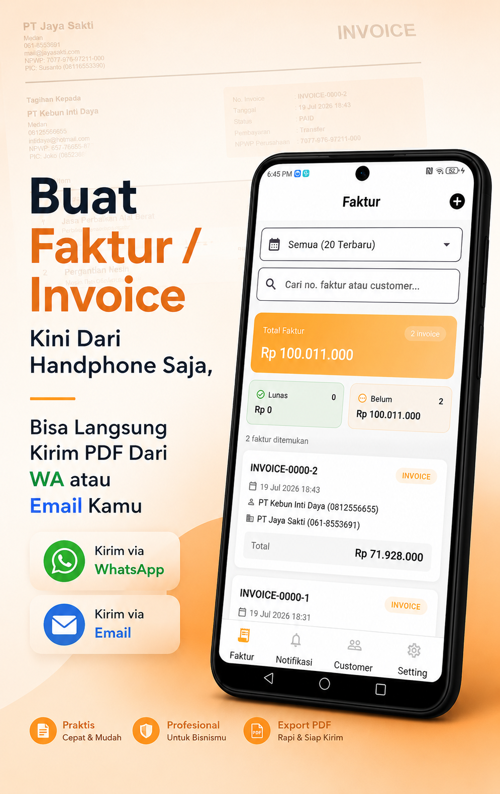 Aplikasi Management Invoice dan Faktur, Cocok Untuk Semua Jenis Usaha
